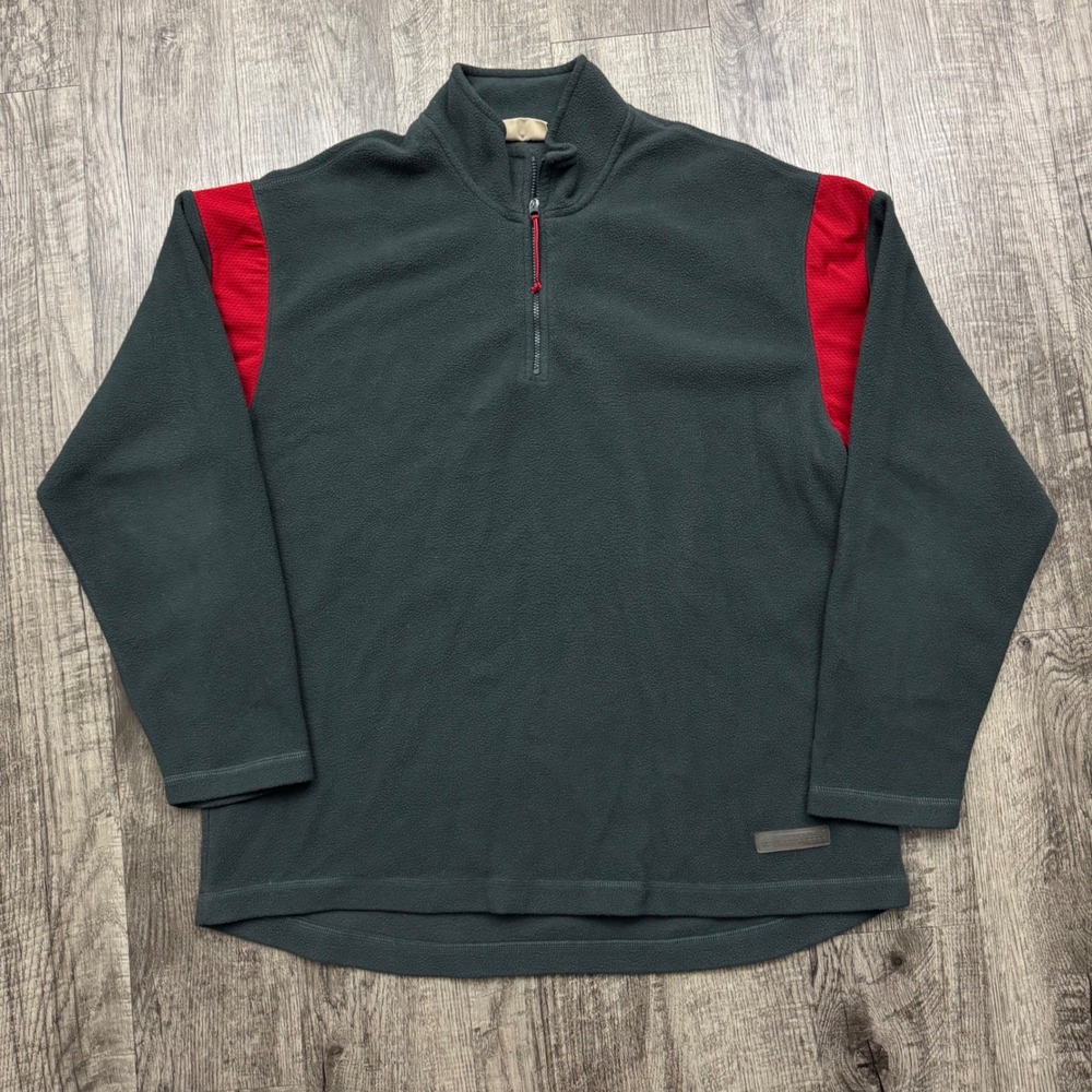 Vintage Y2K Aeropostale Quarter Zip Skater Fleece Sweatshirt XL